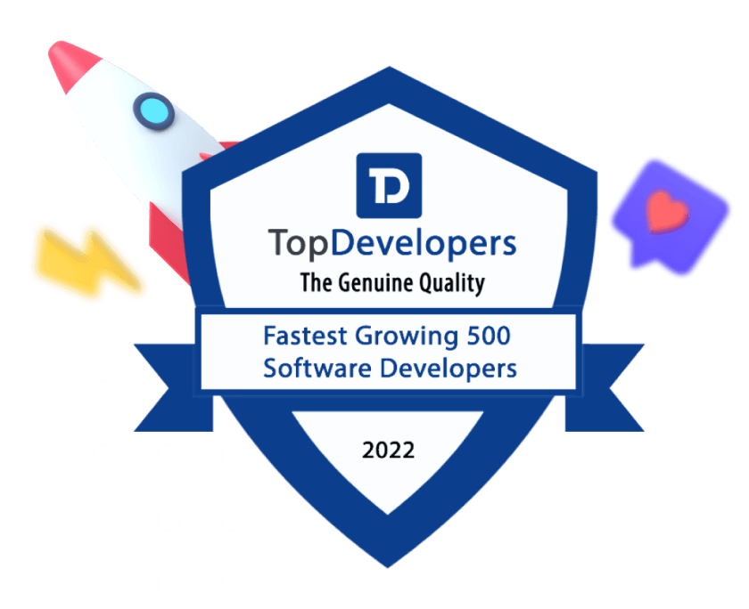 TopDevelopers Award 2022, Dashbouquet is among Fastest growing 500 software developers of 2022