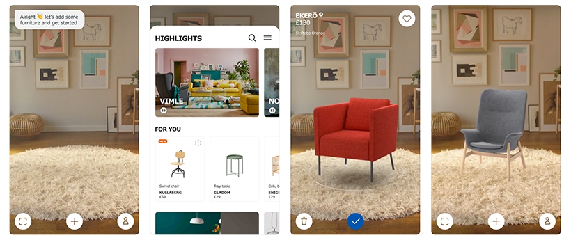 AR-powered Ikea furniture app