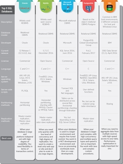 Top 5 SQL DataBases - Dashbouquet