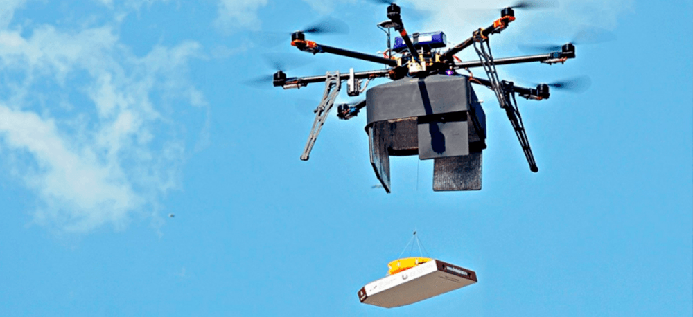 Drone food delivery