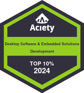 Dashbouquet Development Recognized as a Top Performer by Aciety in Multiple Categories