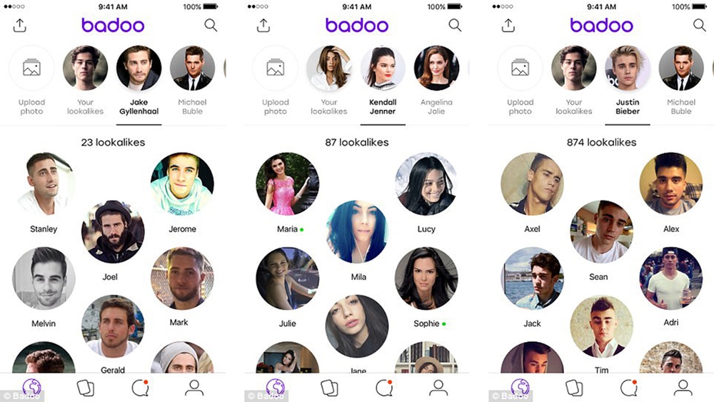 The Lookalike feature allows users to upload the photo of the desired celebrity
