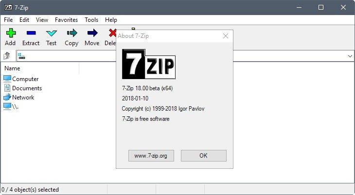 7-zip preview