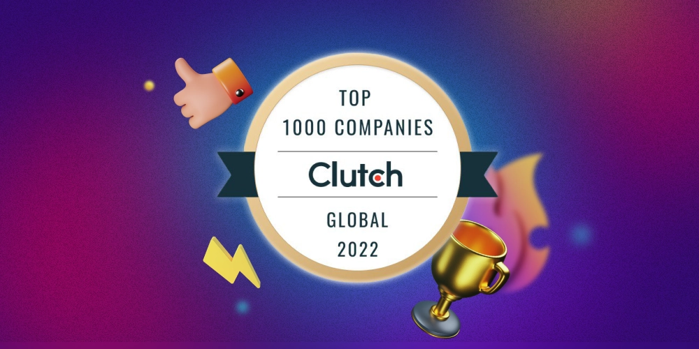 Clutch Award 2022, Dashbouquet is among Top 1000 Global Companies